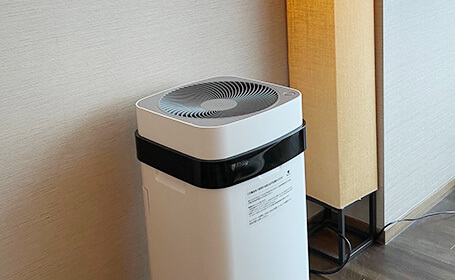 All guest rooms and the lobby are equipped with air purifier