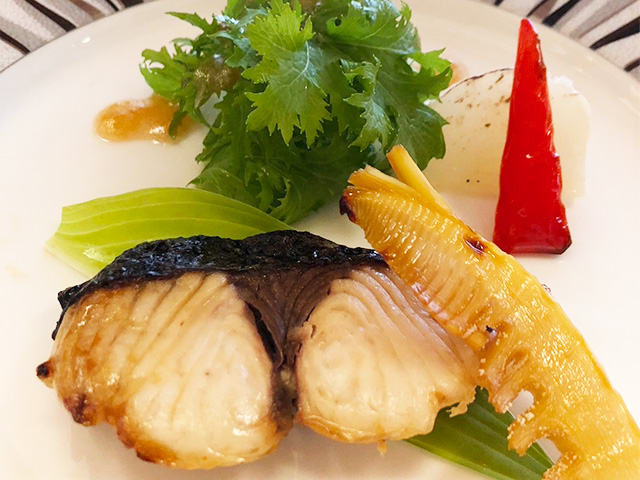 4月のコース料理　焼物写真