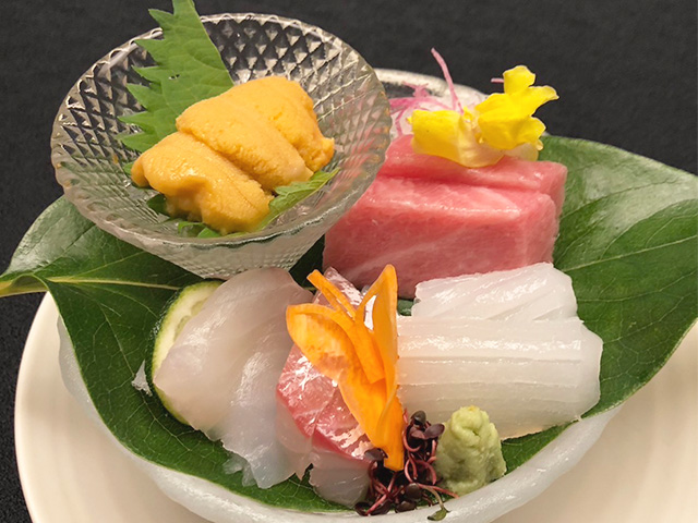 8月（葉月）の森の晩餐-スイート会席　お造り