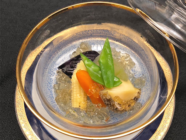 8月（葉月）の森の晩餐-スイート会席　冷し鉢